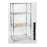 Health Care Logistics Metro Wire Shelving 4 Shelves Adjustable Chrome-Plated - 17209