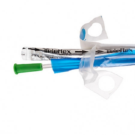 Teleflex Medical FloCath QUICK Urethral Catheter Straight Tip Hydrophilic Coated PVC 14 Fr. 7 Inch - 220500140