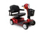Maxima - 4 Wheel Electric Scooter 500 lbs. Weight Capacity Red / Blue - SC940