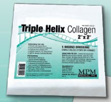 MPM Medical Triple Helix Collagen Dressing Pad Collagen 2 X 2 Inch - P00310
