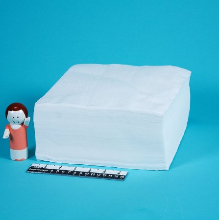 Health Care Logistics Health Care Logistics Cleanroom Wipe ISO Class 5 White NonSterile 1 Ply Tissue 9 X 9 Inch Disposable - 17884
