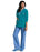 Landau Uniforms Warm-Up Jacket Teal 2X-Large Long Sleeves Hip Length - 7535BTP2XLG