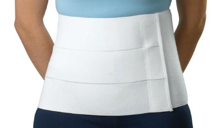 Premium - Abdominal Binder Large / X-Large Hook and Loop Closure 46 to 62 Inch Waist Circumference 9 Inch Height Adult - Medline - ORT21110LXL