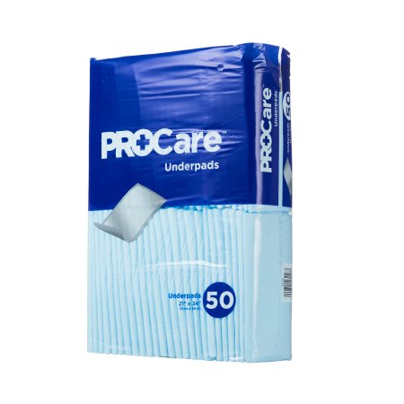 First Quality Procare Underpad ProCare 21 X 34 Inch Disposable Fluff Light Absorbency - CRF-150