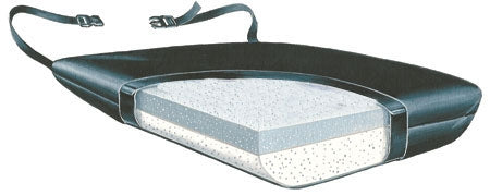 Skil-Care Ultra-Cushion Wedge Seat Cushion 18 W X 16 D X 4-1/2 to 1-1/2 H Inch Foam - 754170