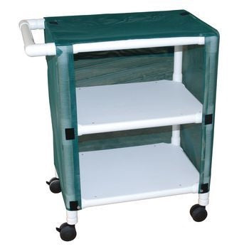 Patterson Medical Supply Utility Mini Cart 20 X 31.5 X 37 Inch 2 Shelves Green - 563807