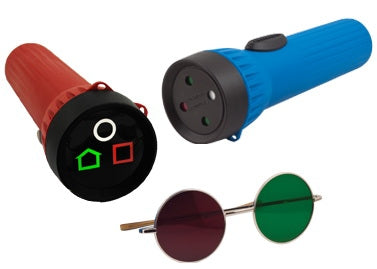 Good-Lite Worth 4-Dot Flashlight D Size 2 Batteries - 950100