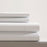 Standard Textile Standard Value Bed Sheet Fitted 68 X 84 X 9 Inch White Cotton 55% / Polyester 45% Reusable - 12635322
