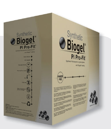 Molnlycke Biogel PI Pro-Fit Surgical Glove Size 8 Sterile Polyisoprene Standard Cuff Length Micro-Textured Cream Not Chemo Approved - 47980