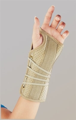 BSN Medical Soft Fit Wrist Brace Suede Right Hand Beige Large - 22-150LGBEG