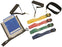Fabrication Enterprises CanDo Exercise Resistance Band Set Yellow / Red / Green / Blue X-Light to Heavy Resistance - 486413