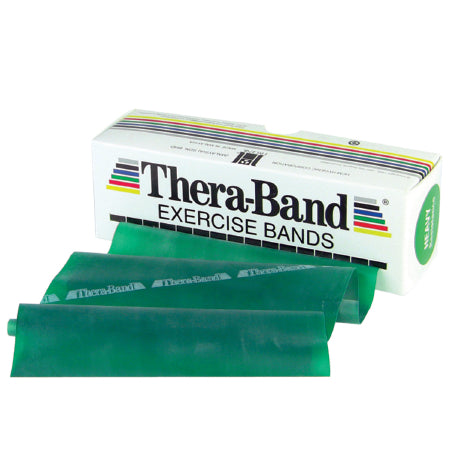Fabrication Enterprises Thera-Band Exercise Resistance Band Green 6 Yard Medium Resistance - 10-1002