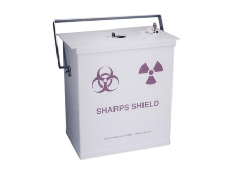 Biodex Medical Systems SharpStainer Sharps Container 6.2 Quart Red - 039-341