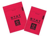 Minigrip Speci-Zip Specimen Transport Bag with Document Pouch 6 X 9 Inch Polyethylene STAT / Biohazard Symbol / Storage Instructions Zip Closure NonSterile - IP69RSTAT2