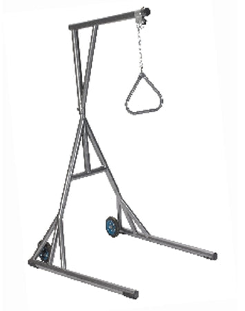 Drive Medical Freestanding Trapeze Silver Vein Finish - 13039SV