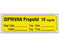 Shamrock - Drug Label Anesthesia Label DIPRIVAN Propofol 10 mg/ml / Prep Date _____ Exp. Date _____ / Initial _____ Exp. Time _____ Yellow 1/2 X 1 Inch - SA-209-EXP-PRE