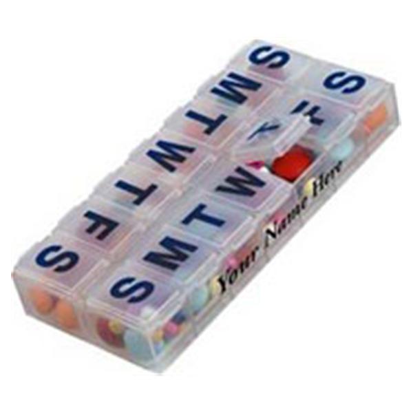 Apothecary Products Planner Pill Ezy-Dose Plastic 2 Week 5" Assorted 6/Pk - 67377
