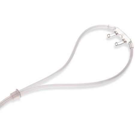 Softech Plus - Nasal Cannula Continuous Flow Adult Curved Prong / NonFlared Tip - HUD1874