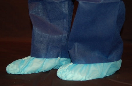 Welmed Shoe Cover X-Large Shoe High Non-skid Blue NonSterile - 9100-330XL