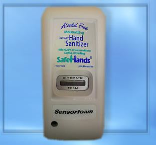 Safehands SafeHands Hand Hygiene Dispenser White Plastic Motion Activated 1000 mL Wall Mount - HF-1008-1W