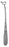 Miltex Miltex Adenoid Curette 8-15/16 Inch Length Single-ended Hollow Handle with Grooves Size 0, 11 mm Tip Reverse Curved Loop Tip - 20-810