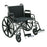 Merits Health Products Bariatric Wheelchair Voyageur Heavy Duty Dual Axle Desk Length Arm Removable Arm Style Composite Mag Wheel Black Upholstery 22 Inch Seat Width 400 Lbs. Weight Capacity - N473XMDZMU0