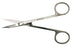 BR Surgical BR Surgical Dental Scissors Goldman-Fox 5-1/8 Inch Surgical Grade Stainless Steel NonSterile Finger Ring Handle Curved Sharp/Sharp - BR08-82113