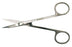 BR Surgical - Dental Scissors Goldman-Fox 5-1/8 Inch Length Surgical Grade Stainless Steel NonSterile Finger Ring Handle Curved Sharp Tip / Sharp Tip - BR08-82113