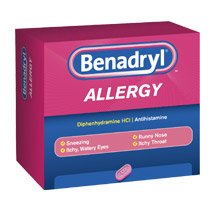 Johnson & Johnson Consumer Benadryl Allergy Relief 25 mg Strength Tablet 24 per Box - 10312547170311