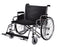 Merits Health Products Bariatric Wheelchair Desk Length Arm Removable Arm Style Composite Mag Wheel Black Upholstery 28 Inch Seat Width - N572BMDZMU0