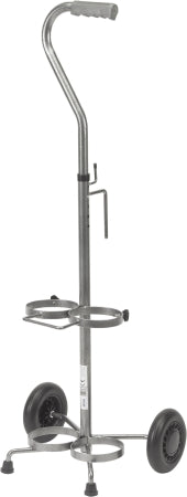 Drive Medical Drive Dual Oxygen Cylinder Cart Size D / E - 13001SV-2