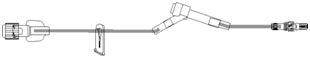 ICU Medical Extension Set 30 Inch Tubing 1 Port DEHP-Free - B1933