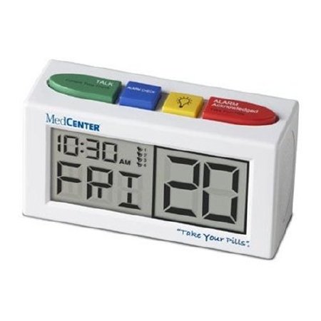 Alimed Talking Alarm Clock 1-3/4 X 2-3/4 X 5 Inch Backlit Display Battery Powered - 711971