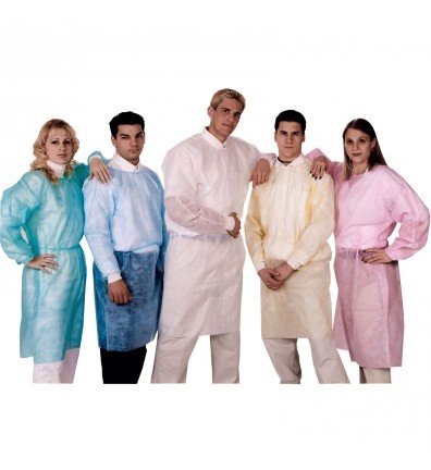 Valumax International Protective Procedure Gown One Size Fits Most Unisex Blue - 3260B
