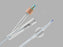Cook Medical Universa Foley Catheter 2-Way Open Tip 5 cc Balloon 14 Fr. Silicone - G17206