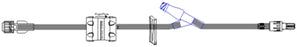 ICU Medical Extension Set 19 Inch Tubing 1 Port 2.4 mL Priming Volume DEHP-Free - B98034