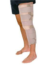 Alimed AliMed Knee Immobilizer One Size Fits Most Hook and Loop Strap Closure 20 Inch Length Left or Right Knee - 60664