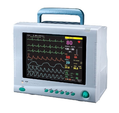 Auxo Medical Vital Signs Monitor Temperature, Respiration, NIBP, SpO2 AC Power / Battery Operated - AM-M8000-CO2
