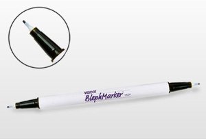 Blephmarker 1424 - Skin Marker Gentian Violet Twin Ultra Fine Tip NonSterile - 1424-100