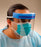 SPS Medical Supply Crosstex Face Shield One Size Fits Most 3/4 Length Antifog Disposable NonSterile - GCSS