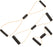 Fabrication Enterprises CanDo BowTie Exercise Resistance Tubing With Handles Set Tan / Yellow / Red / Green / Blue / Black / Silver Assorted Lengths 2X-Light to 2X-Heavy Resistance - 1435678