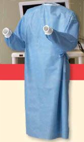 Astound - Non-Reinforced Surgical Gown with Towel X-Large / X-Long Blue Sterile AAMI Level 3 Disposable - 95995