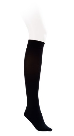 JOBST Opaque - Compression Stocking Knee High Medium Black Closed Toe - 115201