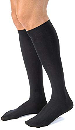 JOBST for Men Casual - Compression Socks Knee High Medium Black Closed Toe - 113101