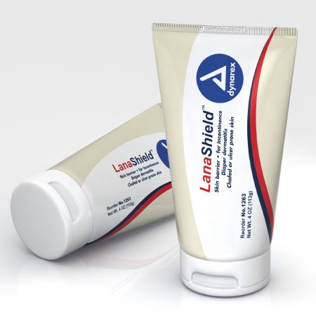 Dynarex LanaShield Skin Protectant 4 oz. Tube Scented Cream - 1263