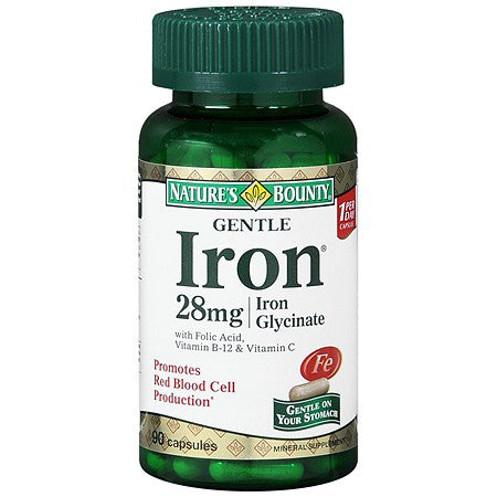 US Nutrition Nature's Bounty Mineral Supplement Ascorbic Acid / Folic Acid / Vitmain B12 60 mg - 400 mcg - 8 mcg Strength Capsule 90 per Bottle - 7431201603