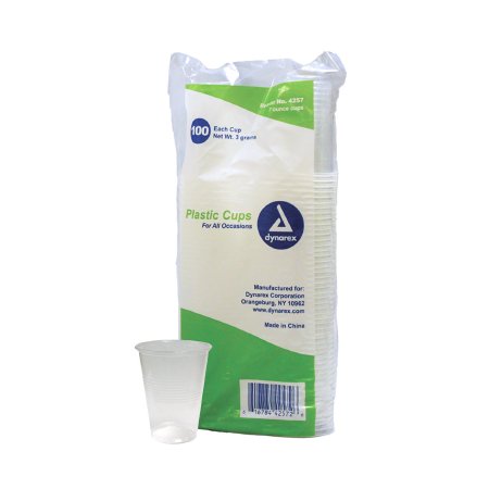 Dynarex Dynarex Drinking Cup 7 oz. Translucent Plastic Disposable - 4257