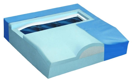 Drive Medical Titanium Bariatric Pommel Seat Cushion 22 W X 18 D X 3-1/2 H Inch Foam / Gel - FPT-4