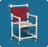 IPU Select Commode / Shower Chair Fixed Arm PVC Frame Mesh Back - ESC17 P