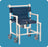 IPU - Commode / Shower Chair ipu Fixed Arm PVC Frame Mesh Back 28 Inch Seat Width - SCC750 OS N TEAL